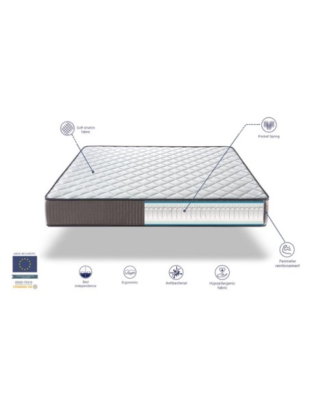 MATELAS CRONO SPRING 24 CM