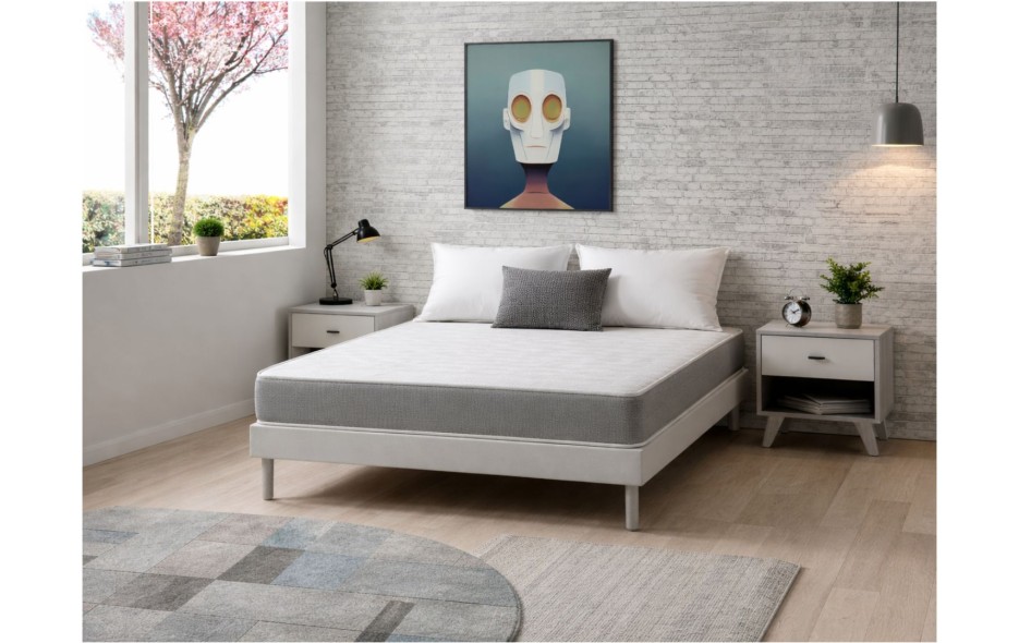 PACK  SABANA + ALMOHADA + COLCHÓN DE ESPUMA  APOLO - ALTURA 14CM