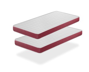 LOTE  2 COLCHONES DE ESPUMA  VELVET - ALTURA 14CM