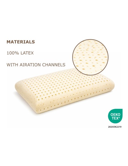 ORGANIC PILLOW - HEIGHT 12CM