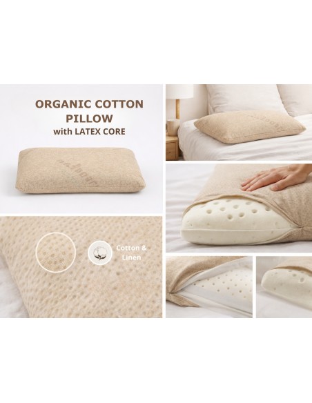 ALMOHADA ORGÁNICA - ALTURA 12CM