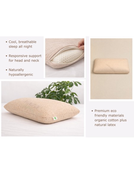 ORGANIC PILLOW - HEIGHT 12CM