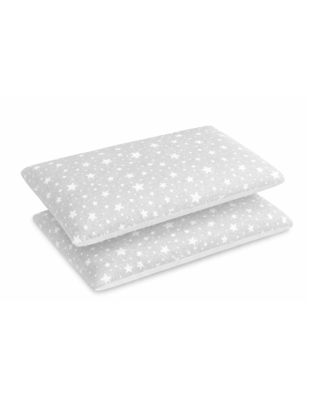 PACK OF 2 MEMORY FOAM PILLOWS - HEIGHT 6 CM