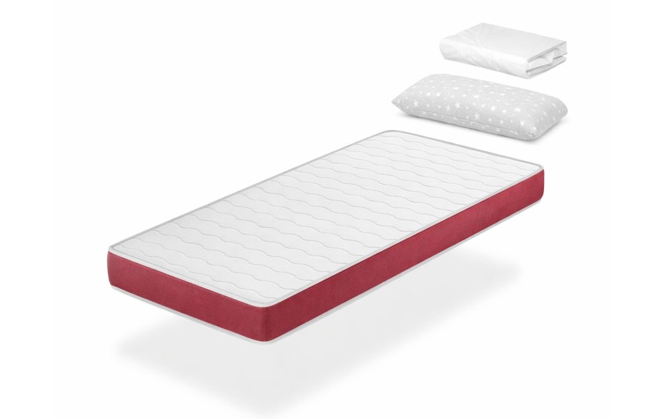 PACK  SABANA + ALMOHADA + COLCHÓN DE ESPUMA  VELVET - ALTURA 14CM